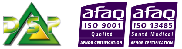 logo dsp + iso9001 iso13485